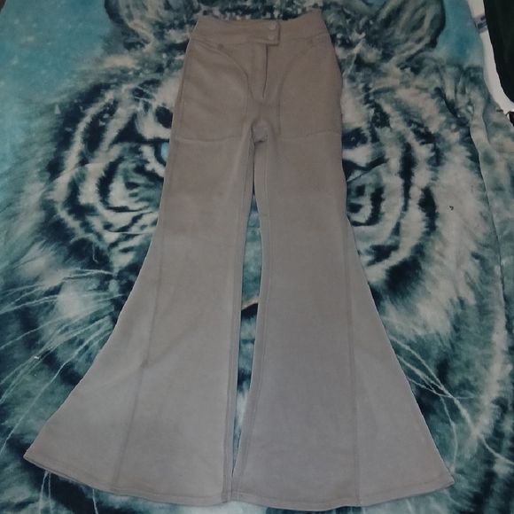 FP Movement by Free People Pants - FP Movement by Free People Wide-Leg Pants in Taupe Nwot